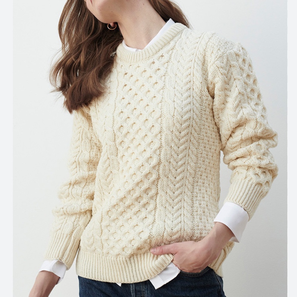 Aran Cable Knit Sweater